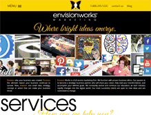 Tablet Screenshot of envisionworksmarketing.com